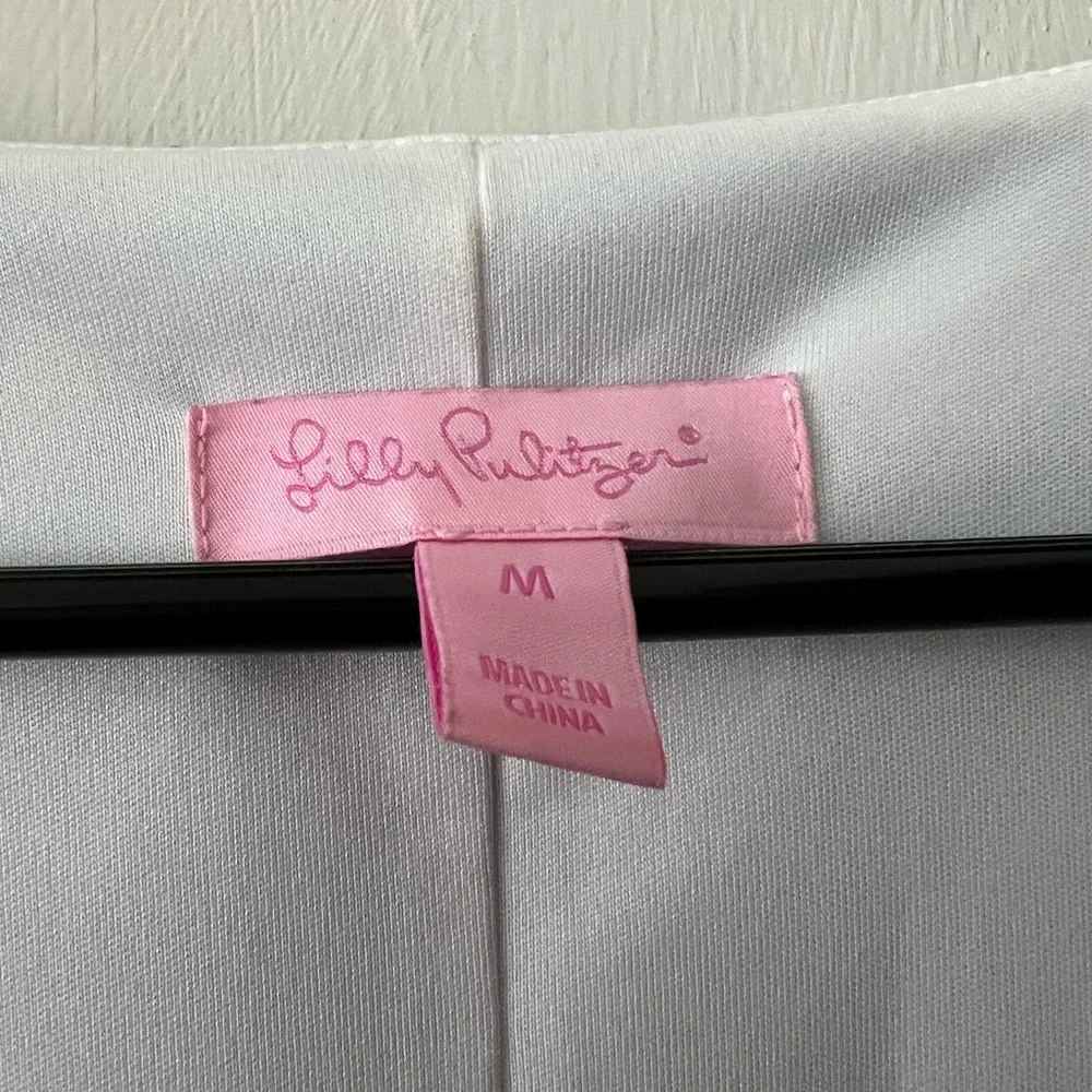 Lilly Pulitzer Jade Dress - Resort White Current Affairs - Picture 11 of 11